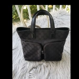 Cute Small Black Gucci Logo bag